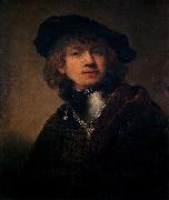 Self portrait as a Young Man Rembrandt Peale